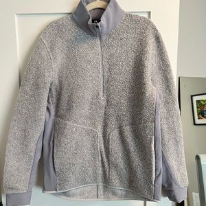 Lululemon men’s fleece gray zip up